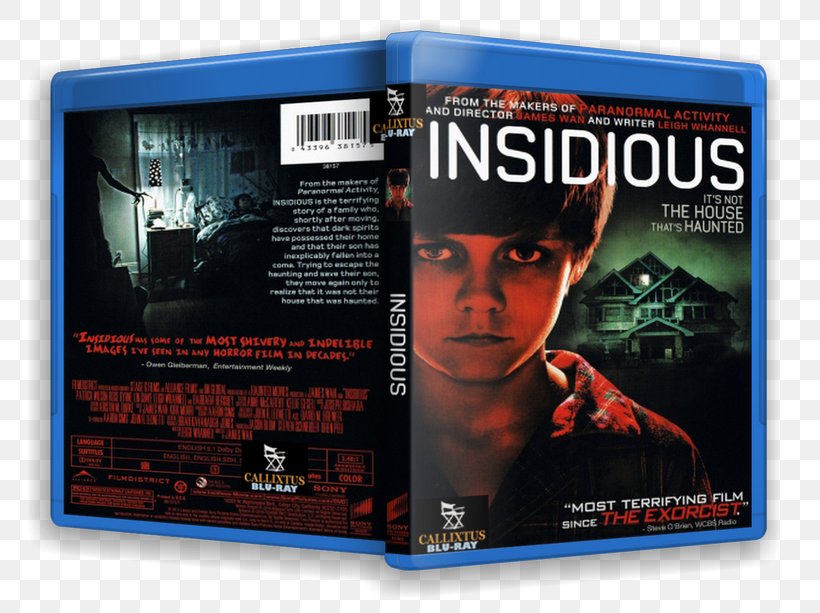 Insidious James Wan Blu-ray Disc DVD Film, PNG, 817x613px, Insidious, Bluray Disc, Conjuring, Dermot Mulroney, Dvd Download Free