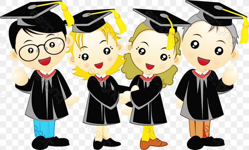 Graduation Cartoon, PNG, 1736x1047px, Graduation Ceremony, Academic Degree, Academic Dress, Academician, Cartoon Download Free