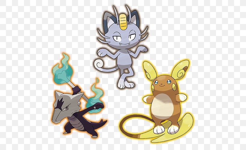 Pokémon Sun And Moon Pokémon FireRed And LeafGreen Marowak Alola, PNG, 500x500px, Marowak, Alola, Carnivoran, Cartoon, Cat Download Free