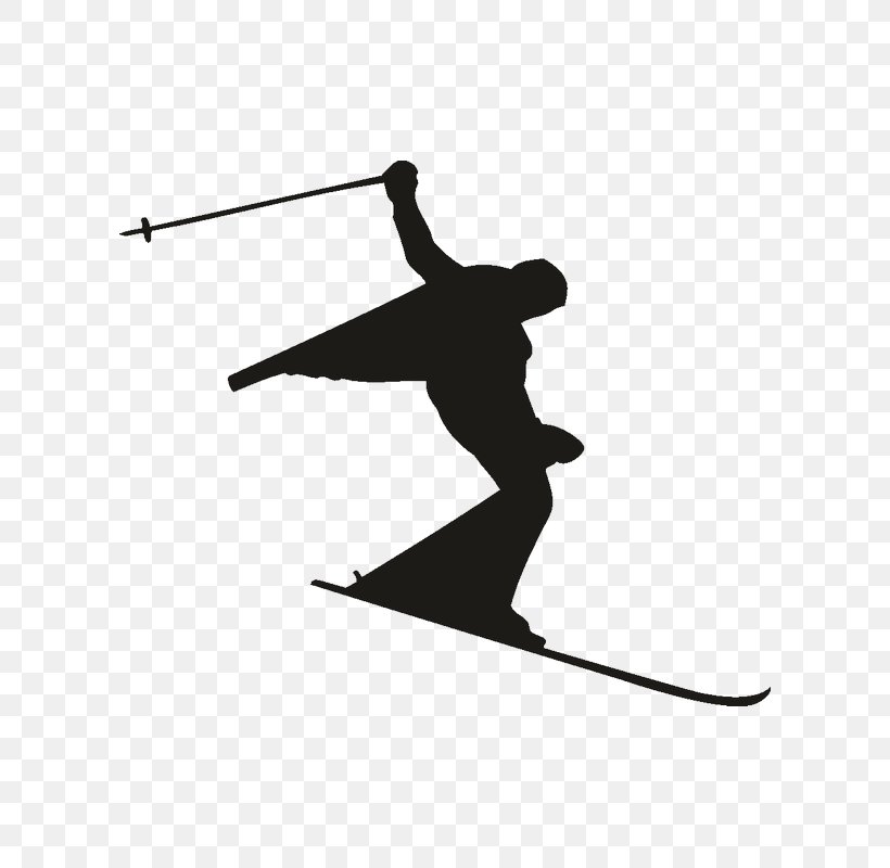 Ski Poles Skiing Sticker Wall Decal, PNG, 800x800px, Ski Poles, Balance, Black, Bohle, Competition Download Free