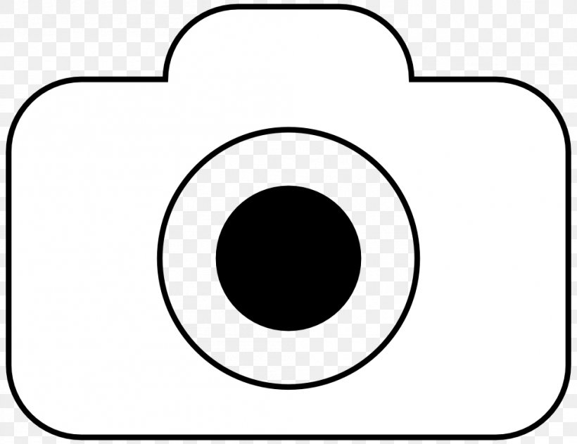 Black And White Camera Clip Art, PNG, 999x769px, Black And White, Area, Black, Camera, Digital Slr Download Free