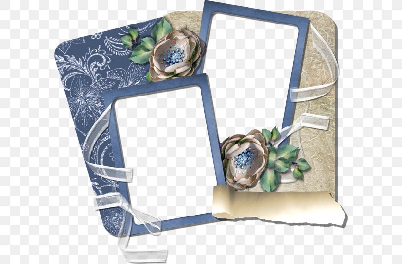 Blue Picture Frames Scrapbooking, PNG, 600x539px, Blue, Gratis, Picture Frame, Picture Frames, Product Sample Download Free