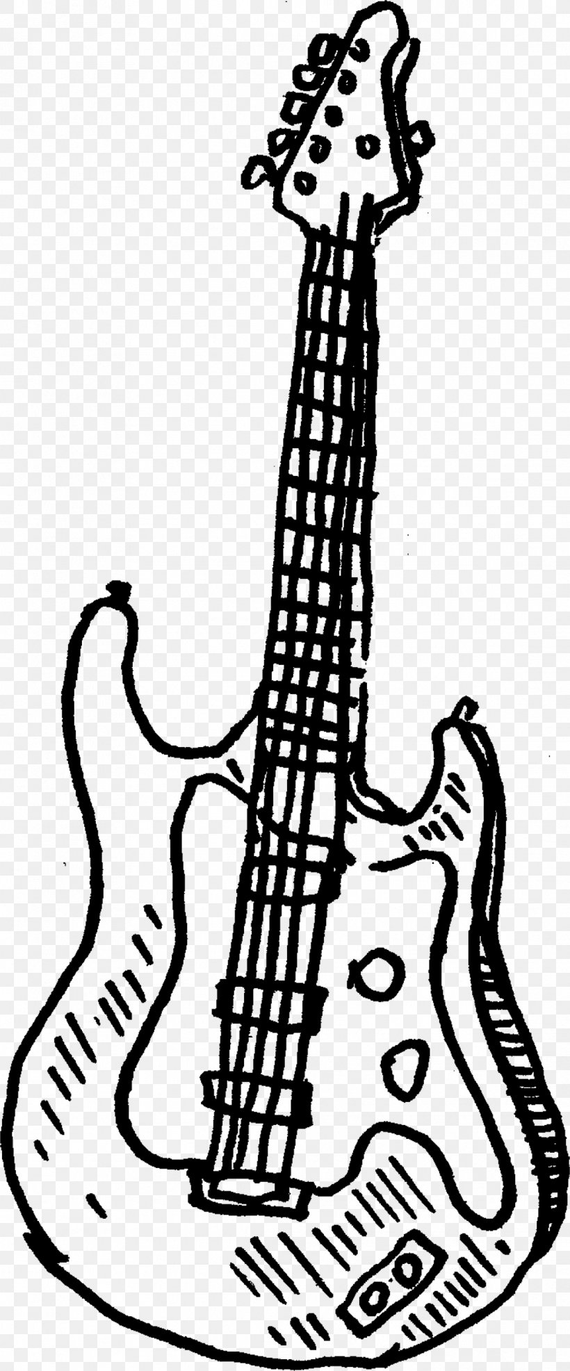 Electric Guitar String Instruments Clip Art, PNG, 1112x2676px, Electric Guitar, Art, Black And White, Coloring Book, Com Download Free