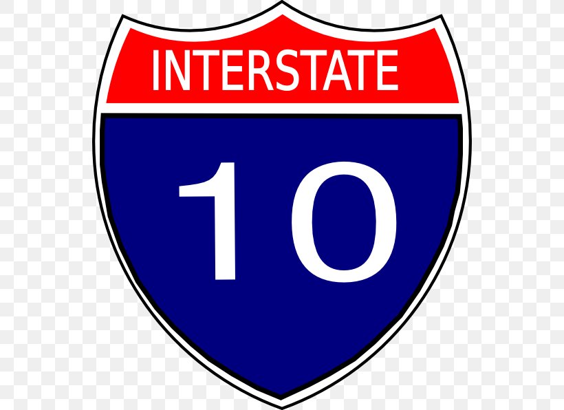 Interstate 10 US Interstate Highway System Road Traffic Sign, PNG, 552x596px, Interstate 10, Area, Blue, Brand, Highoccupancy Vehicle Lane Download Free