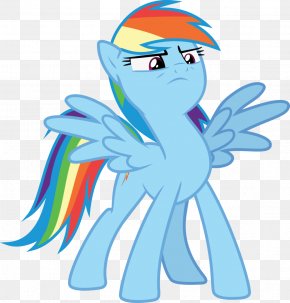 angry rainbow dash vector