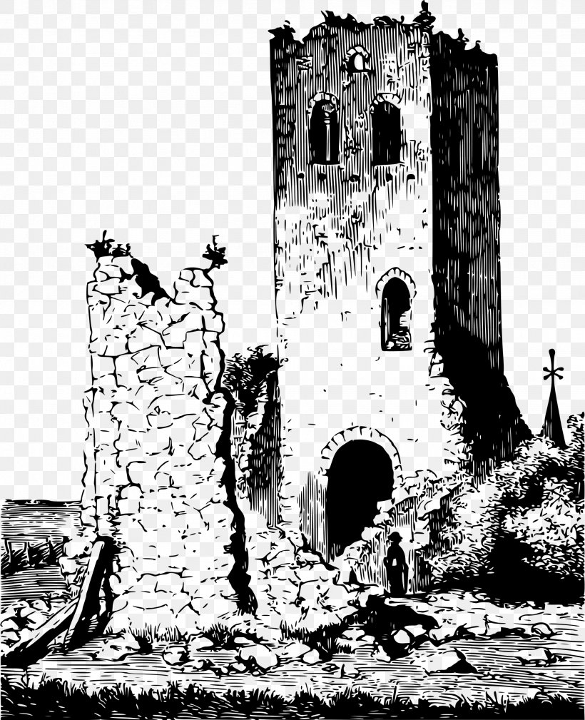 Ruins Building Clip Art, PNG, 1949x2399px, Ruins, Abbey, Ancient History, Arch, Bell Tower Download Free
