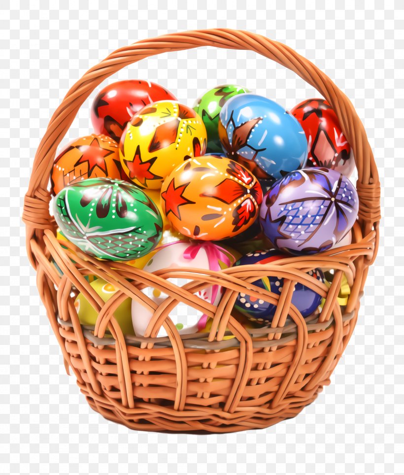 Easter Egg, PNG, 1844x2168px, Gift Basket, Basket, Easter, Easter Egg, Food Download Free