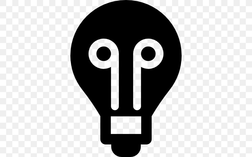 Incandescent Light Bulb LED Lamp Electricity Lighting, PNG, 512x512px, Light, Black And White, Electricity, Flat Design, Fluorescent Lamp Download Free