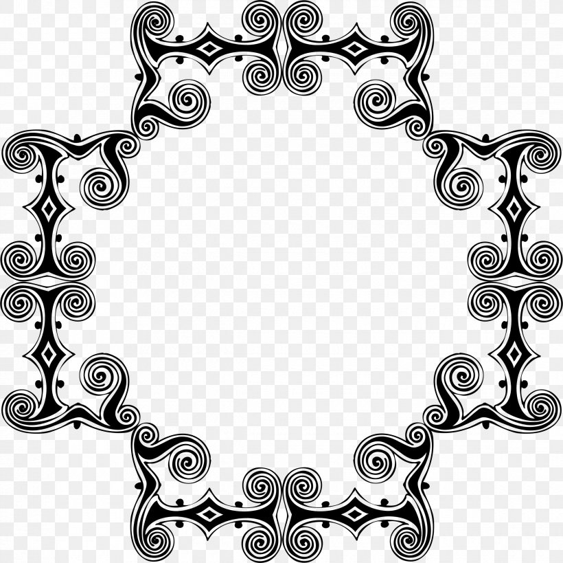 Art Floral Design, PNG, 2340x2338px, Art, Black And White, Body Jewelry, Floral Design, Monochrome Download Free