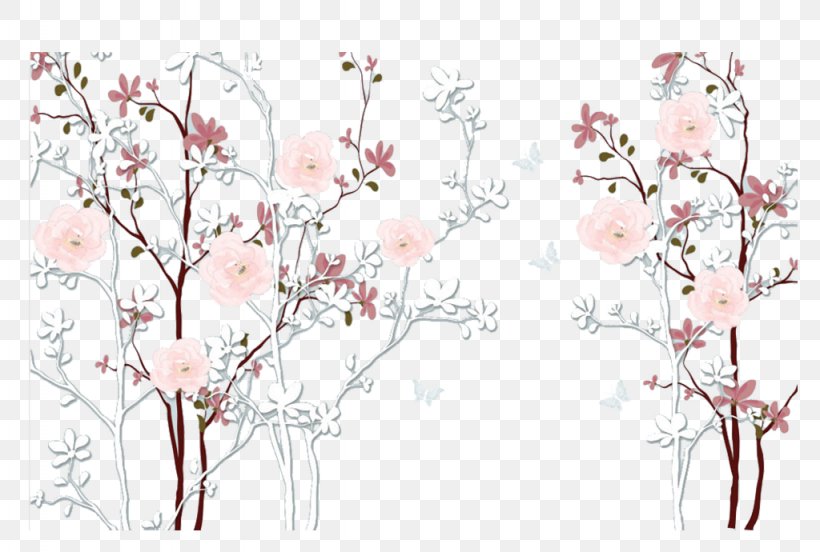 Beach Rose Floral Design Rose Tree, PNG, 1024x690px, Beach Rose, Blossom, Branch, Cherry Blossom, Cut Flowers Download Free
