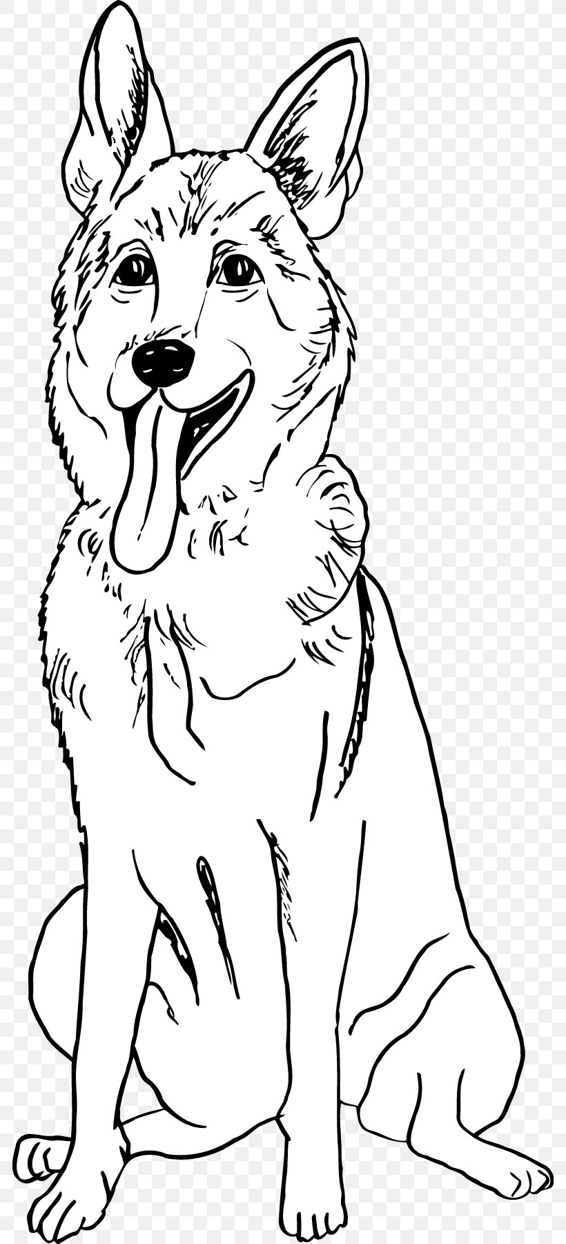 Dog Breed Red Fox White Line Art, PNG, 784x1800px, Dog Breed, Black And White, Breed, Carnivoran, Dog Download Free