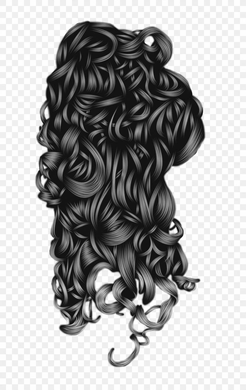 Hair CURL PhotoScape, PNG, 852x1350px, Hair, Black, Black And White, Black Hair, Capelli Download Free