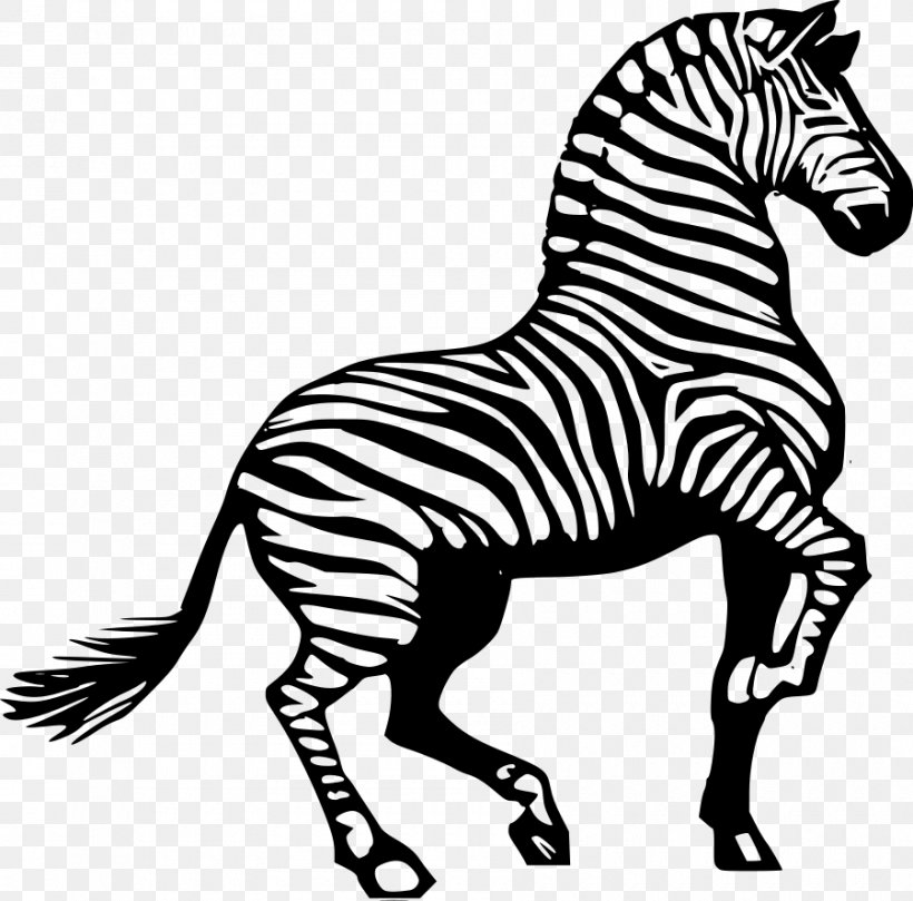 Zebra Horse Black And White Clip Art, PNG, 900x889px, Zebra, Black, Black And White, Drawing, Fauna Download Free