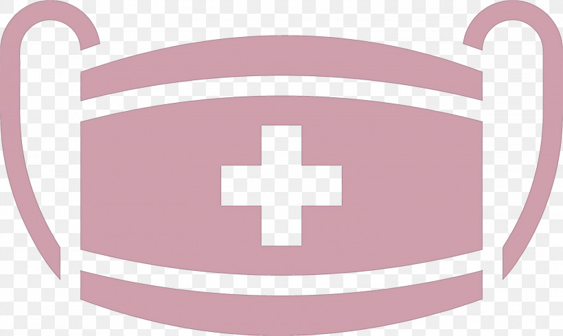 Medical Mask, PNG, 3000x1795px, Medical Mask, Circle, Cross, Logo, Pink Download Free