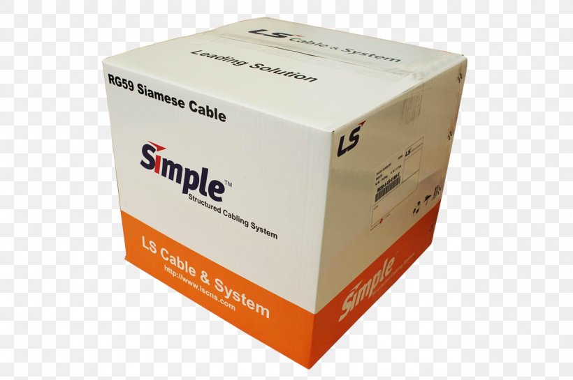 RG-59 Electrical Cable Category 5 Cable LS Cable & System Coaxial Cable, PNG, 1280x851px, Electrical Cable, Bnc Connector, Box, Brand, Carton Download Free