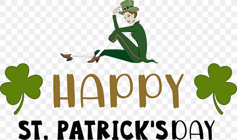 Saint Patrick Patricks Day, PNG, 3000x1777px, Saint Patrick, Amphibians, Behavior, Character, Green Download Free