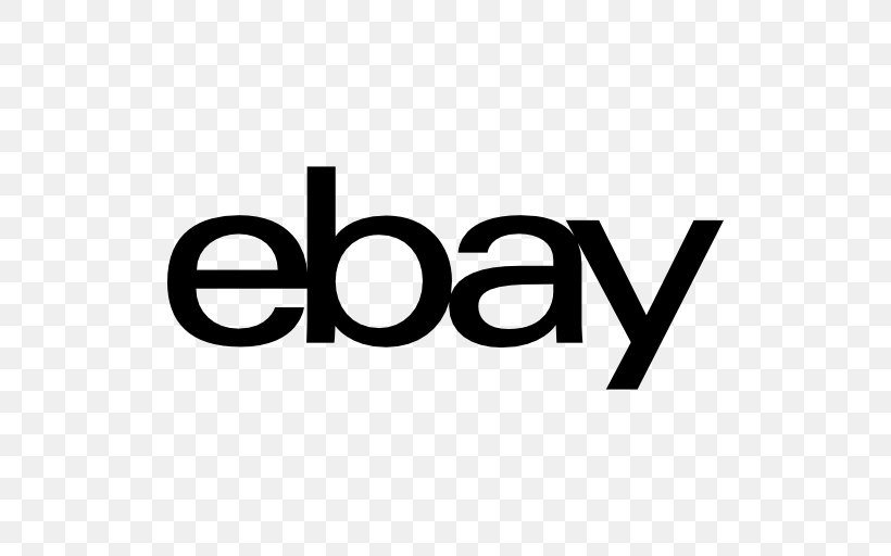 EBay Online Shopping, PNG, 512x512px, Ebay, Area, Black And White, Brand, Logo Download Free