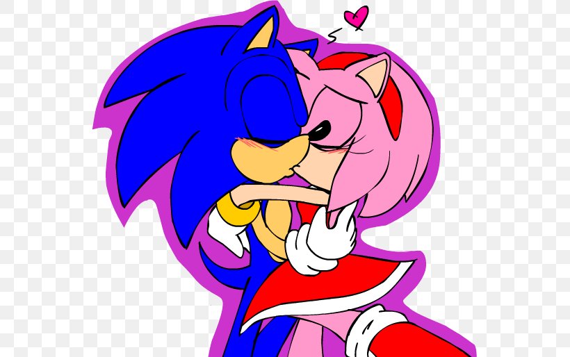 Amy Rose Knuckles The Echidna Sonic The Hedgehog Shadow The Hedgehog Rouge The Bat, PNG, 553x514px, Watercolor, Cartoon, Flower, Frame, Heart Download Free