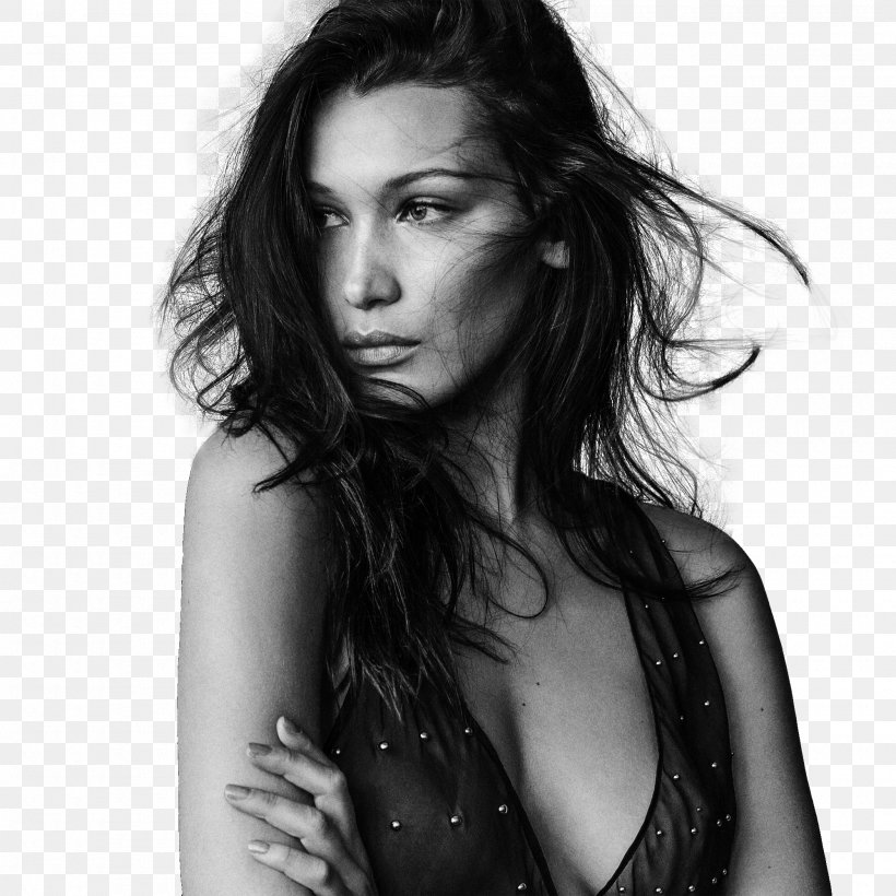 Bella Hadid Fashion Model Photo Shoot Girlfriend, PNG, 2000x2000px, Watercolor, Cartoon, Flower, Frame, Heart Download Free