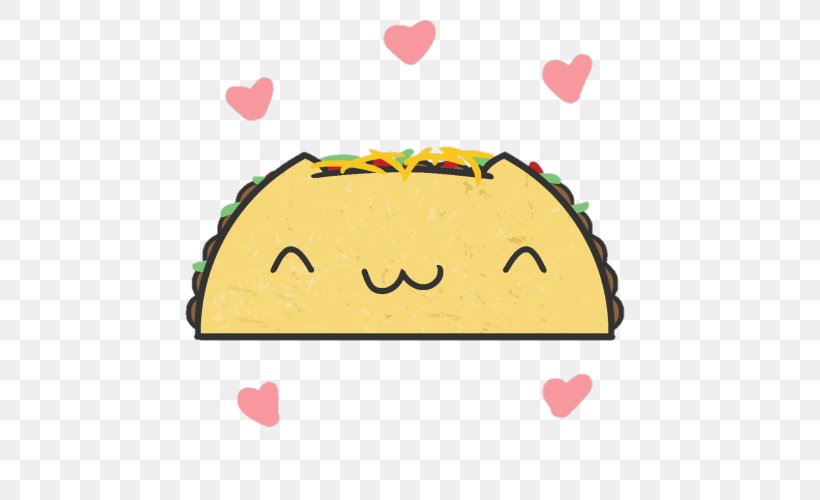 Taco Mexican Cuisine Fast Food Drawing Clip Art, PNG, 500x500px, Taco, Area, Beef, Cartoon, Drawing Download Free
