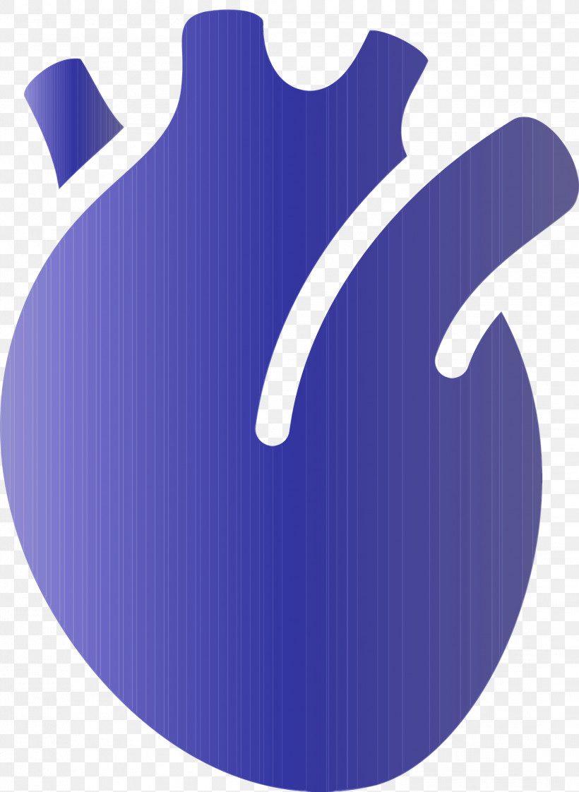 Violet Blue Purple Electric Blue Logo, PNG, 2192x3000px, Heart Organ, Blue, Electric Blue, Logo, Paint Download Free
