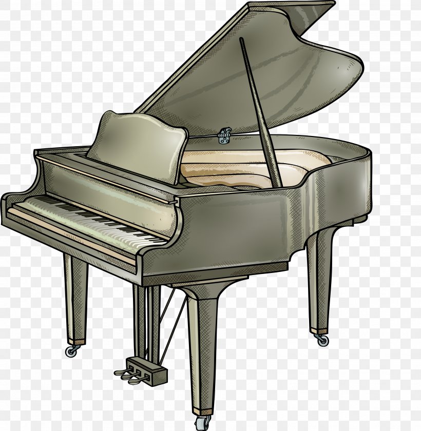 Grand Piano Musical Instruments Upright Piano, PNG, 3795x3888px, Watercolor, Cartoon, Flower, Frame, Heart Download Free
