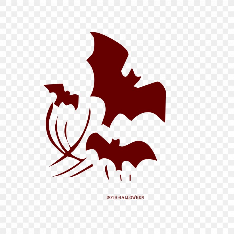 Halloween 2018 Bat Bat., PNG, 2000x2000px, Logo, Bat, Character, Computer, Fiction Download Free