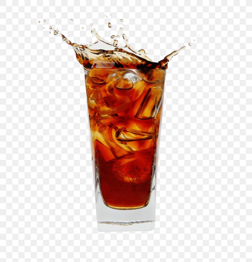 Drink Cuba Libre Alcoholic Beverage Long Island Iced Tea Black Russian, PNG, 2048x2130px, Watercolor, Alcoholic Beverage, Black Russian, Caesar, Cocktail Download Free