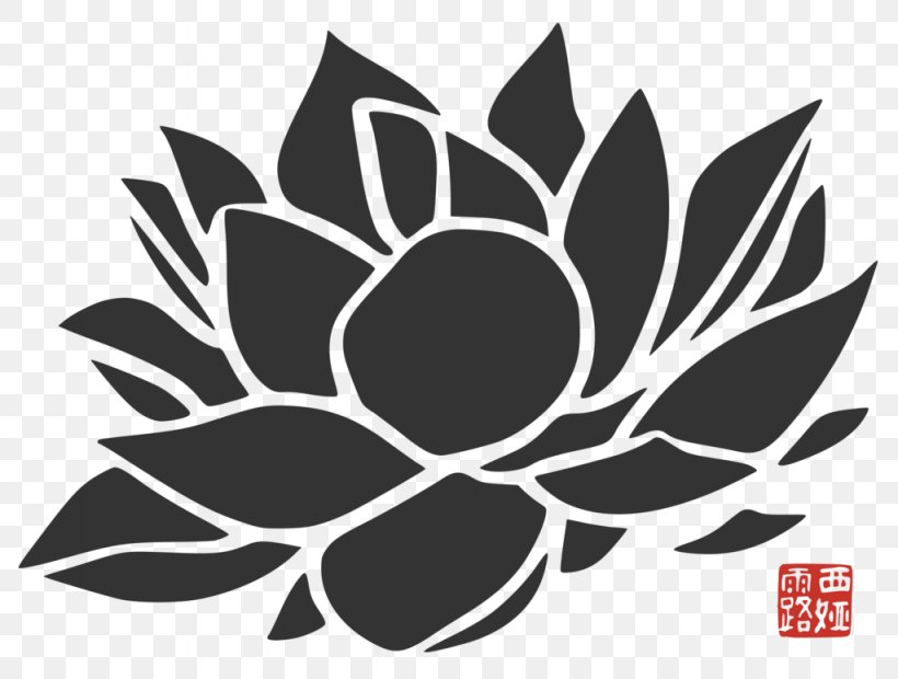 Japanese Stencils Sacred Lotus Floral Design Flower, PNG, 1024x775px, Stencil, Art, Black And White, Craft, Decorative Arts Download Free