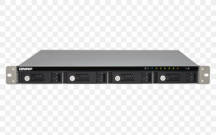 Network Storage Systems QNAP TS-431U Data Storage QNAP Systems, Inc. QNAP TS-453BU NAS Rack, PNG, 3000x1875px, 19inch Rack, Network Storage Systems, Arm Cortexa9, Audio Equipment, Audio Receiver Download Free