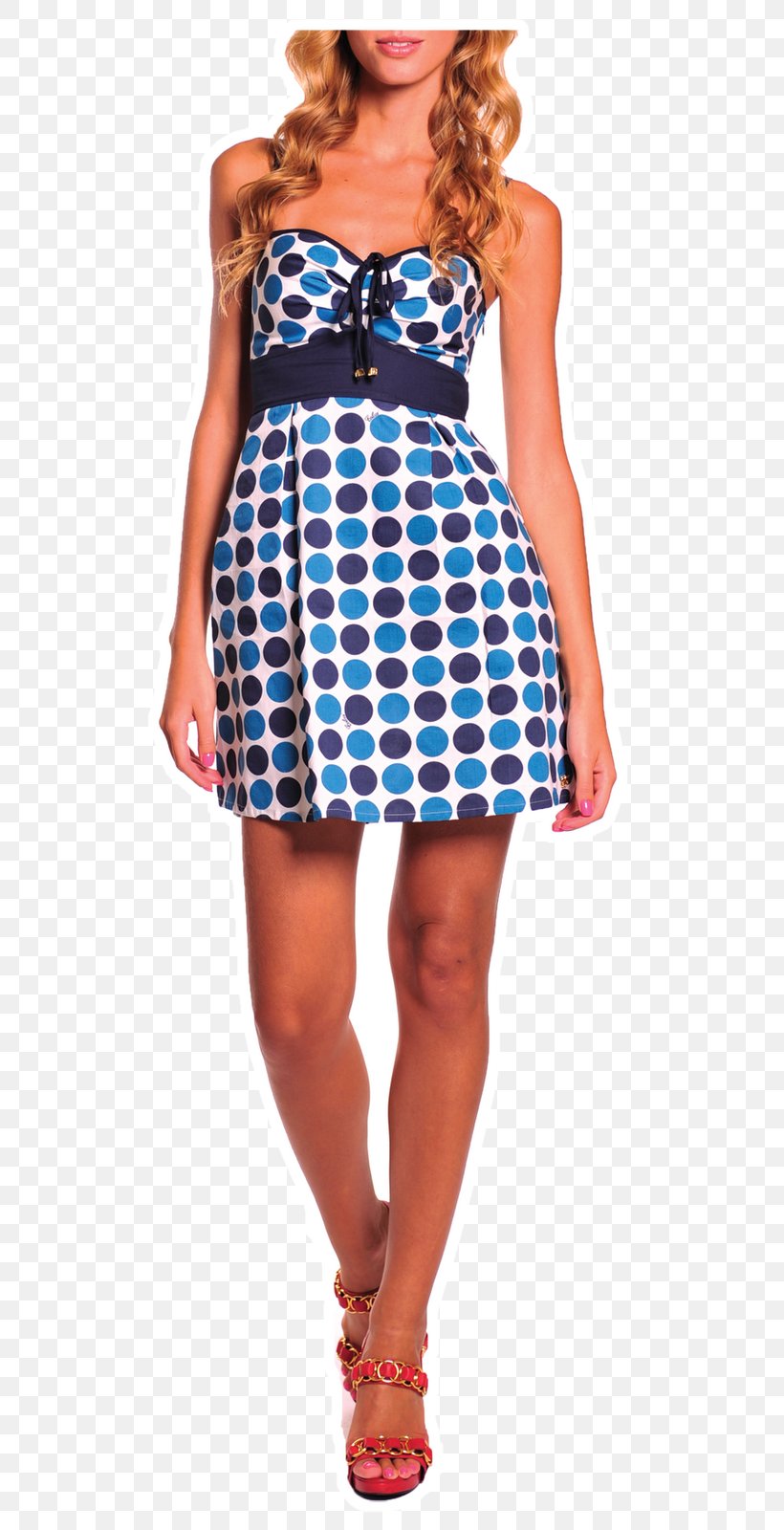 Polka Dot Fashion Clothing Model Dress, PNG, 546x1600px, Watercolor, Cartoon, Flower, Frame, Heart Download Free