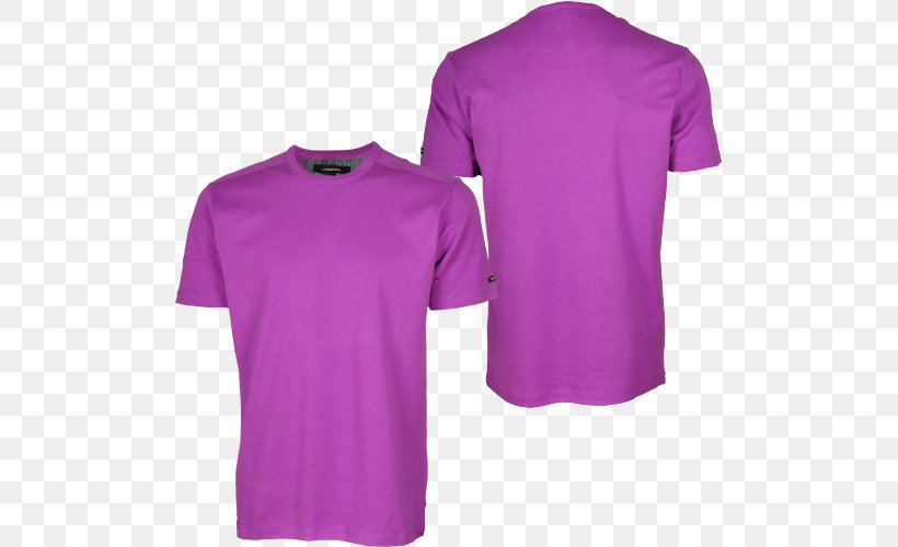 T-shirt Purple Violet Sleeve, PNG, 500x500px, Tshirt, Active Shirt, Adidas, Clothing, Color Download Free