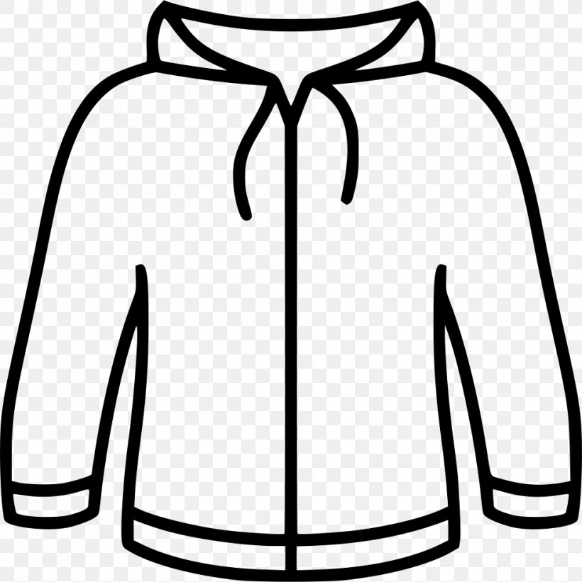 Hoodie T-shirt Clothing Clip Art, PNG, 980x982px, Hoodie, Black, Black And White, Bluza, Clothing Download Free