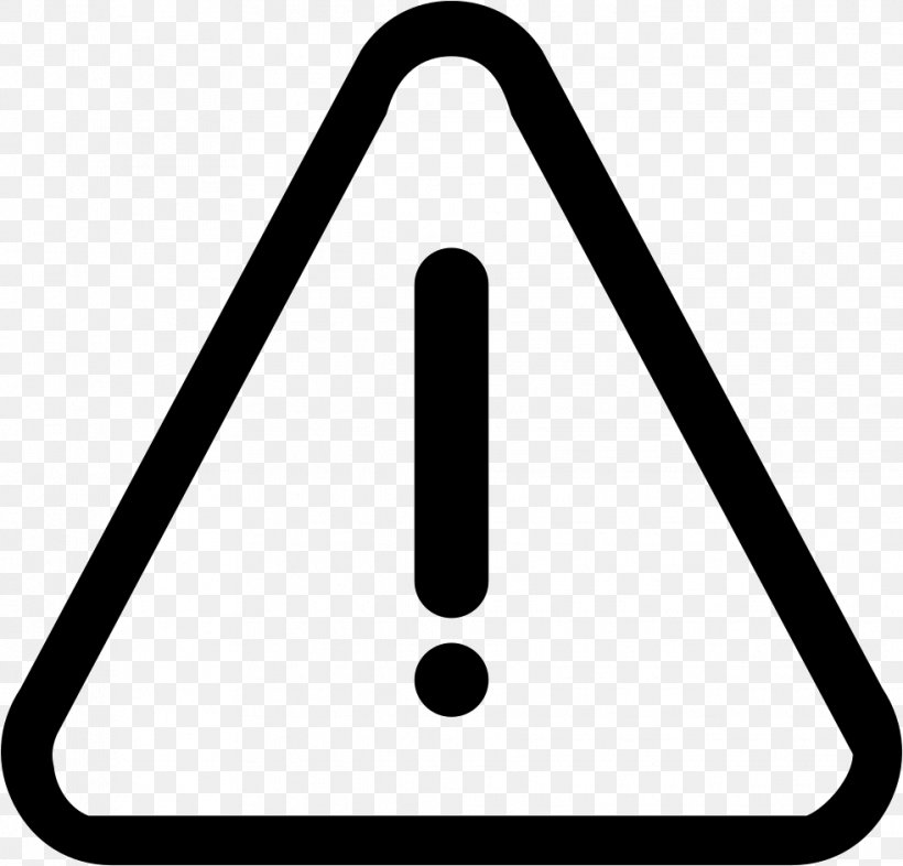 Warning Sign Clip Art Black And White