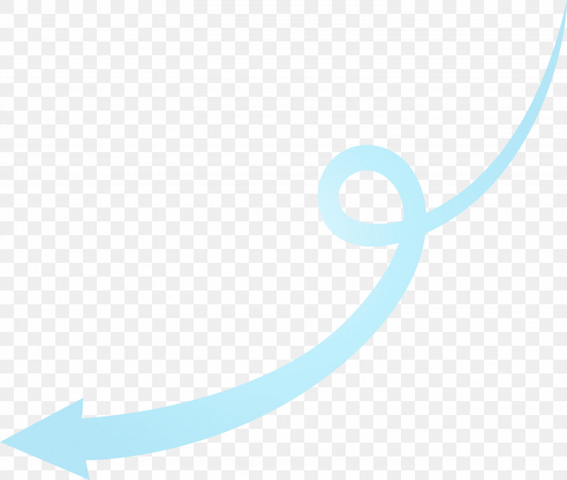 Turquoise Aqua Teal Line Font, PNG, 3000x2542px, Curved Arrow, Aqua, Circle, Line, Logo Download Free