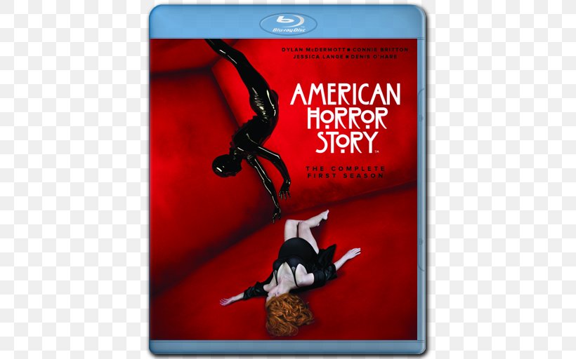 Blu-ray Disc American Horror Story: Murder House DVD Television Show, PNG, 512x512px, Bluray Disc, Advertising, American Horror Story, American Horror Story Murder House, Connie Britton Download Free