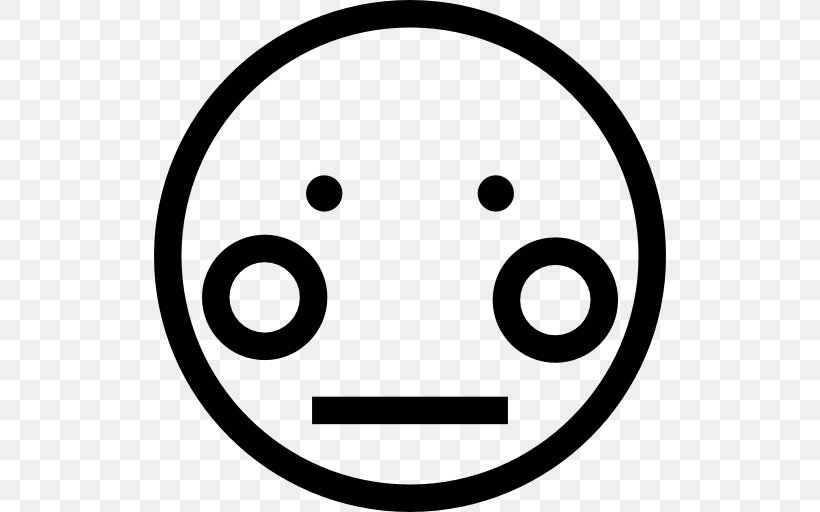 Emoticon Shame Smiley, PNG, 512x512px, Emoticon, Area, Avatar, Black And White, Embarrassment Download Free