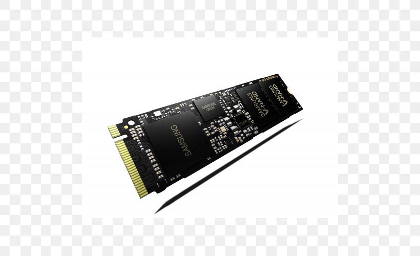M.2 Samsung 950 PRO SSD Solid-state Drive PCI Express Laptop, PNG, 500x500px, Samsung 950 Pro Ssd, Bus, Edge Connector, Electronic Component, Electronics Download Free