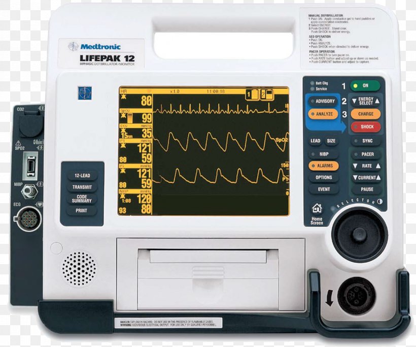 Defibrillation Lifepak Automated External Defibrillators Physio-Control Electrocardiography, PNG, 1200x1000px, Defibrillation, Automated External Defibrillators, Electrocardiography, Electronic Device, Electronics Download Free