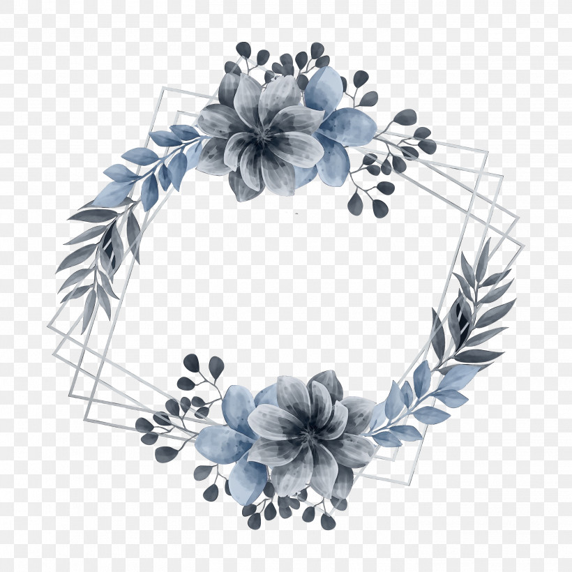 Cobalt Blue Wreath Cobalt, PNG, 2828x2828px, Watercolor, Cobalt, Cobalt Blue, Paint, Wet Ink Download Free