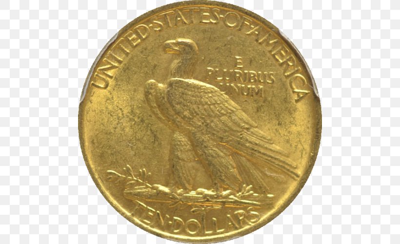 Gold Coin Numismatics Indian Head Gold Pieces, PNG, 500x500px, Gold, Brass, Bronze Medal, Coin, Currency Download Free