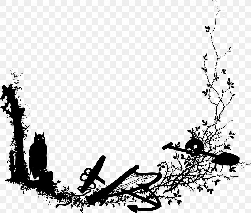 Halloween Clip Art, PNG, 2400x2032px, Halloween, Art, Black, Black And White, Branch Download Free