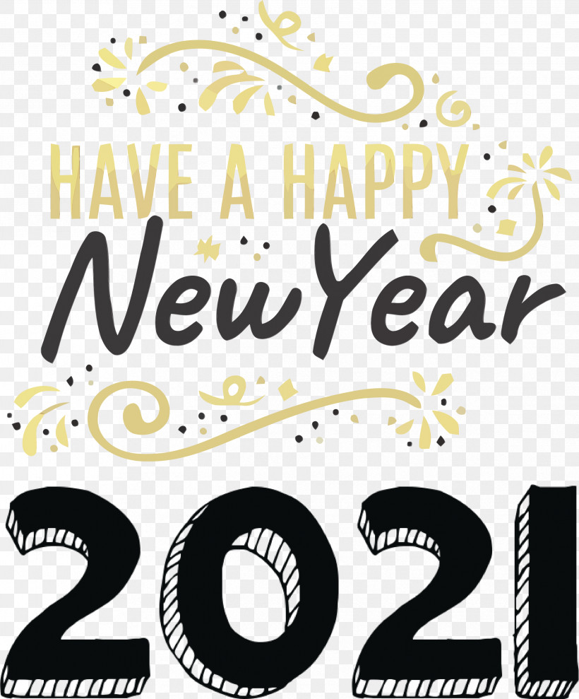Logo Calligraphy Yellow Meter Line, PNG, 2486x3000px, 2021 Happy New Year, 2021 New Year, Calligraphy, Geometry, Happy 2021 New Year Download Free