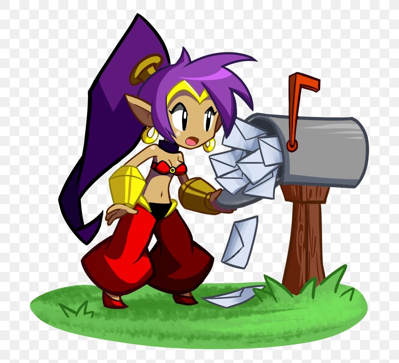 Shantae: Half-Genie Hero Shantae And The Pirate's Curse Shantae: Risky's Revenge Wii U WayForward Technologies, PNG, 740x747px, Shantae Halfgenie Hero, Adventure Game, Art, Cartoon, Computer Software Download Free