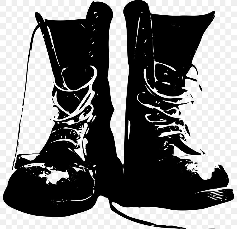 Combat Boot Shoe Cowboy Boot, PNG, 800x793px, Boot, Black, Black And White, Clothing, Combat Boot Download Free