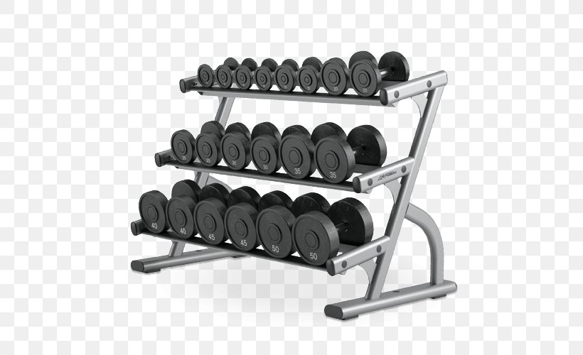 Dumbbell Weight Training Fitness Centre Exercise Equipment Strength Training, PNG, 500x500px, Dumbbell, Bench, Exercise Equipment, Fitness Centre, Life Fitness Download Free