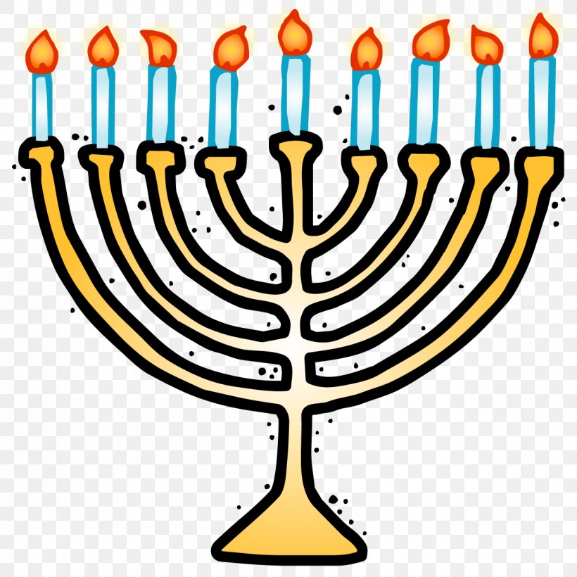 Hanukkah Candlestick Line Clip Art, PNG, 1200x1200px, Hanukkah, Candle ...