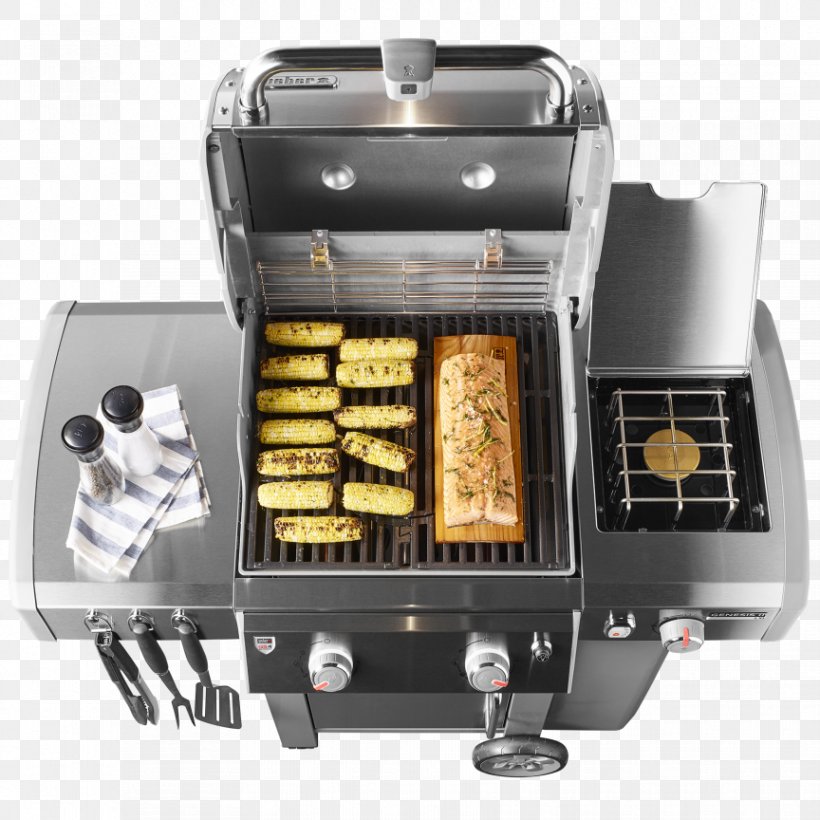 Barbecue Weber-Stephen Products Grilling Gasgrill Natural Gas, PNG, 864x864px, Barbecue, Contact Grill, Cuisine, Gasgrill, Grilling Download Free