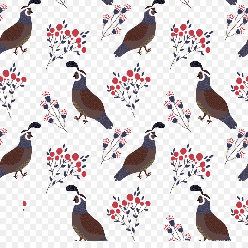 Bird Spoonflower, PNG, 1024x1024px, Bird, Beak, Fauna, Feather, Galliformes Download Free