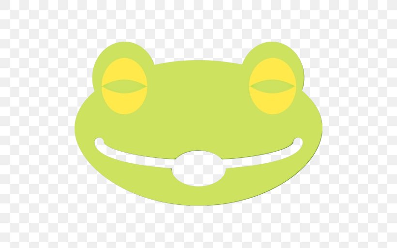 Frog Cartoon, PNG, 512x512px, Frog, Green, Smile, Yellow Download Free